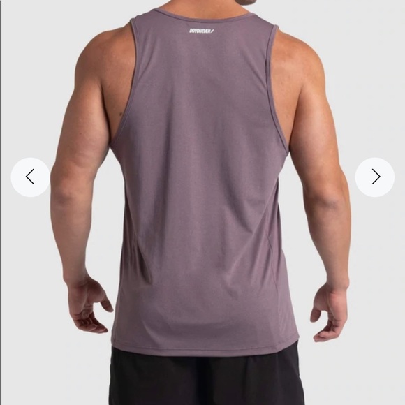 DOYOUEVEN pureMOTION Workout Tank Muscle T shirt in Deep Mauve size XL - Picture 4 of 11